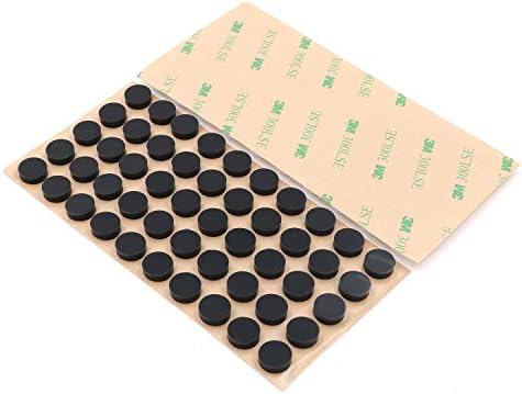 100 Pack Self-Adhesive Silicone Rubber Pads Furniture Protection for Kitchen Cabinets Desks EPDM Strip  Mold Available EVA