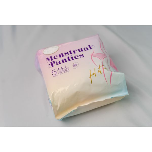 Elastic Waistband Leakproof Overnight Period Underwear Overnight Period Panties Comfortable Breathable Reusable Menstrual Protection