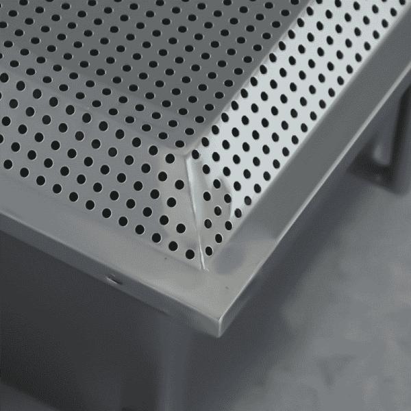 584×584×480mm Zero-Leakage IP55-Rated Liquid Trough HEPA Vent for Semiconductor Cleanroom Air Supply