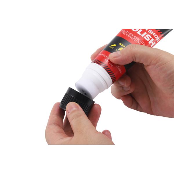 Черно-коричневый кремовый ботинковый полировщик губка аппликатор шланг упаковка шланг кожаный ботинки глазурь эфирный полировщик