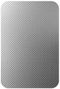 Steel Rolling Embossed Pattern , 2WL Linen Stainless Steel Decorative Sheet