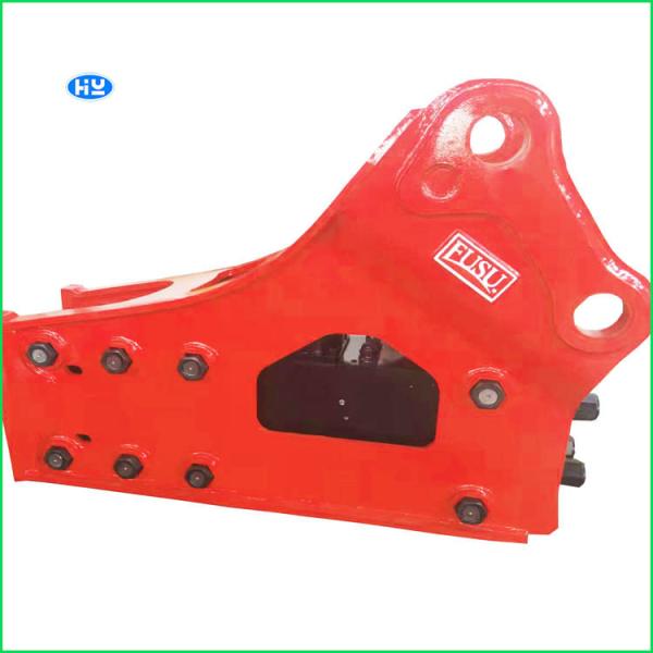 Briseur hydraulique en acier épais de la pelle rétro 36t du marteau 30t de boeuf de dérapage pour le boeuf de dérapage