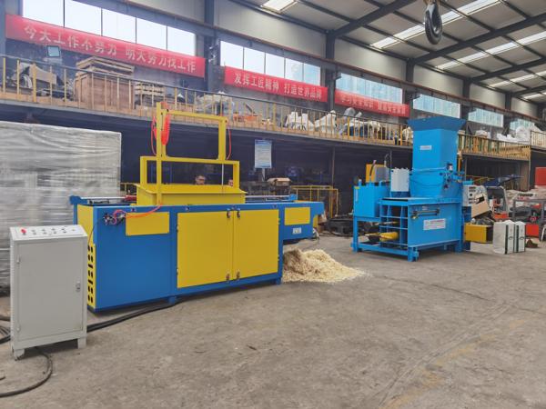 Wood Shaving Packaging Machine , Wood Shaving Machine , Wood Shaving Baler Machine