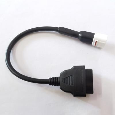 Durable 4 Pin Yamaha OBD Cable , Automotive OBD Wire Harness