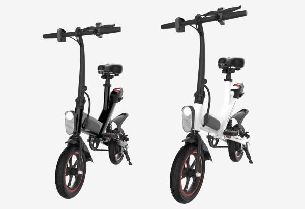 36V Portable Folding Electric Bike Pneumatic Tire For Leisure / Tourism