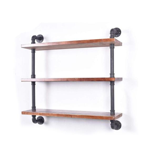 Home Decor Black Iron Wall Shelves