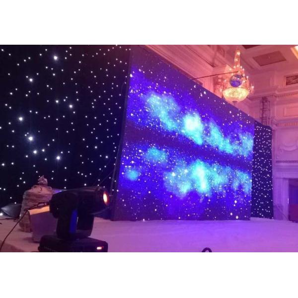 Оптовая ткань занавеса звезды СИД освещая RGB для украшения этапа Wedding или случая