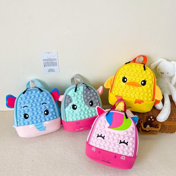 Dinosau Bolso de lápis de silicone suave para artigos de papelada e maquiagem Mochila Bolso de silicone escolar Bolso de ombro