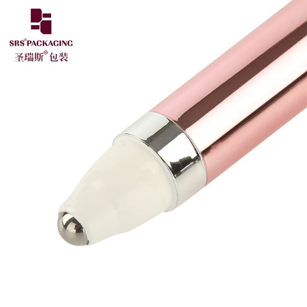 10ml 15ml Airless Eye Cream Bottle With Roller Applicator Custom Bottle PP PCR Plastic Packaging for Cosmetic