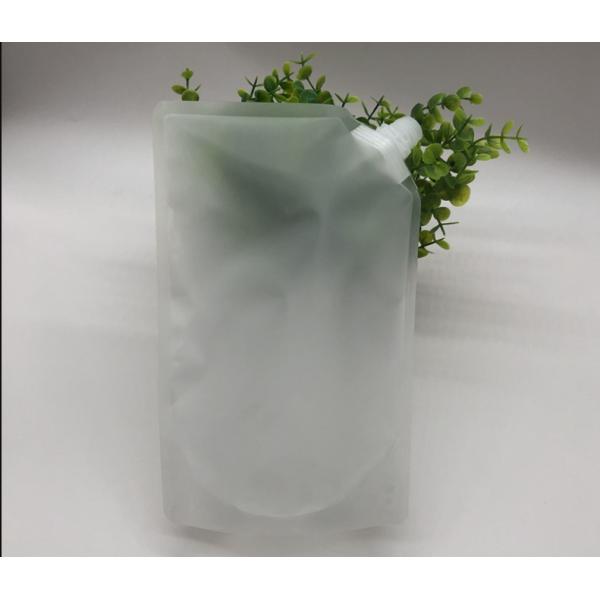 1000ml Color Printing Beverage Self Suction Nozzle Packaging Bag With Spout