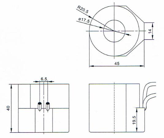 Вещество активной зоны красной силы катушки 20ВА соленоида ак руководств летания нормальной термопластиковое