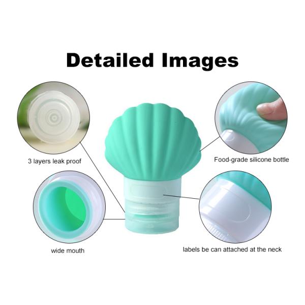 Внутри гравировать бутылку выжимкы силикона качества еды 90ml