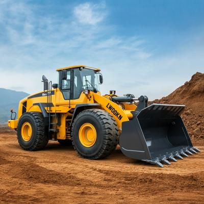 9 toneladas LW900KN 5m3 Carregador de rodas com motor Bucket Cummins