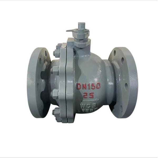 Cast Steel Manual Ball Valve Q41F-25C with Customized Color and Flange Connection