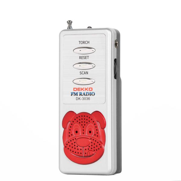 Sistema de radio casero inalámbrico portátil FM88 22m m plásticos con pilas