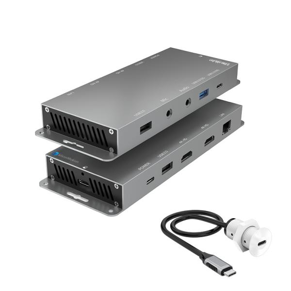 Port USB3.0 monté sur le mur avec double HDMI MST