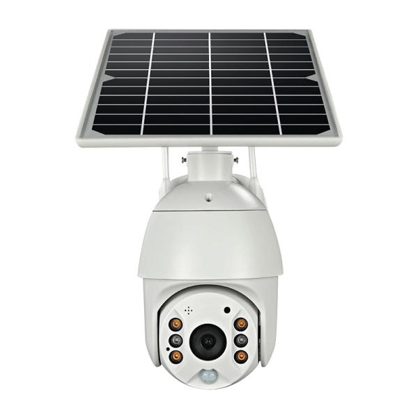 Glomarket 4G/Wifi Solar Powered PTZ 2MP/4MP Camera Smart Wireless Outdoor EU/US/AU/JP Security Camera System