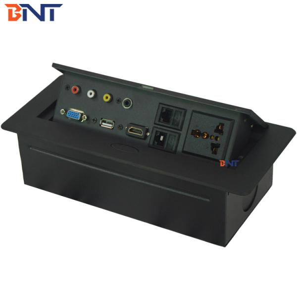 Table Hidden Connection Box / Pop Up Power Socket Box for Conference Furniture