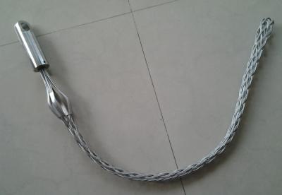 19 - 35mm Cable Pulling Grips Swivel Mesh Heavy Duty Wire Rope Cable Grip For Tube