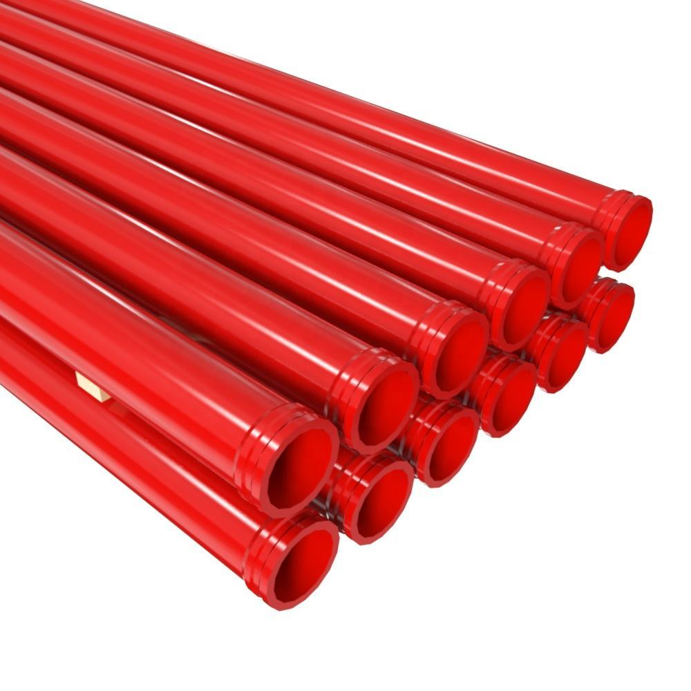 5 Inch Seamless Wear-resistant Q345B Steel Concrete Pump Pipe for Construction Machinery Parts