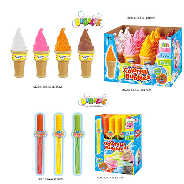 120ml Touchable Bubble Sticks Children's Play Toys Summer Sand Beach Outdoor