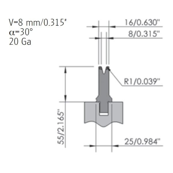 High Precision Press Brake Die 42CrMo Sheet Metal Forming Dies