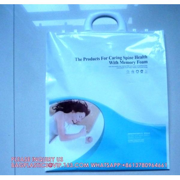 Handle Disposable Bags, Disposable Handle Bags, Sock Hanger Bags, Shopper, Handybags, Hard Handle Plastic Package