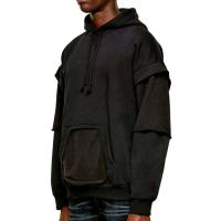 Algodão de GRS 50 50 Hoodies lisos unisex do poliéster impressos para o corredor movimentando-se