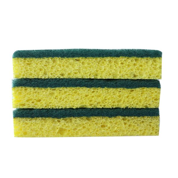 Customizable Eco Friendly Kitchen Sponge Scourer 100 Percent Biodegradable Materials Powerful Effective Cleaning