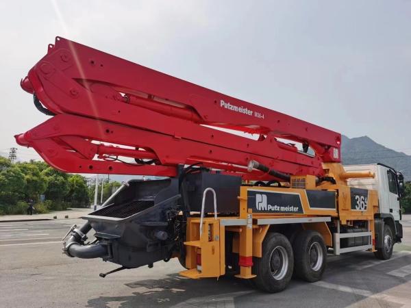 Bomba de concreto concreta do equipamento da maquinaria quente de Putzmeister 36m das vendas