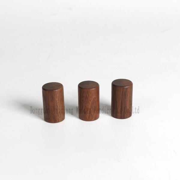 Wooden Caps for Perfume Bottles - Natural Wood Perfume Caps, Refillable Spray Bottles with Fine Mist & Wooden Lids for Cologne, Fragrance, Essential Oils