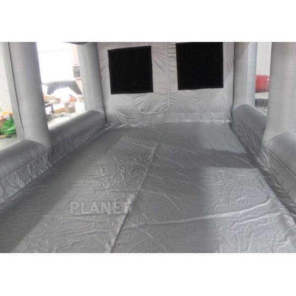 8m Oxford Cloth Inflatable Spray Booth With 4 Filters For Car Washing / Painting