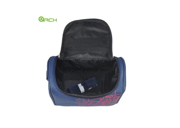 600D Printing Duffel Travel Vanity Cosmetic Bag with Top Carry Handle
