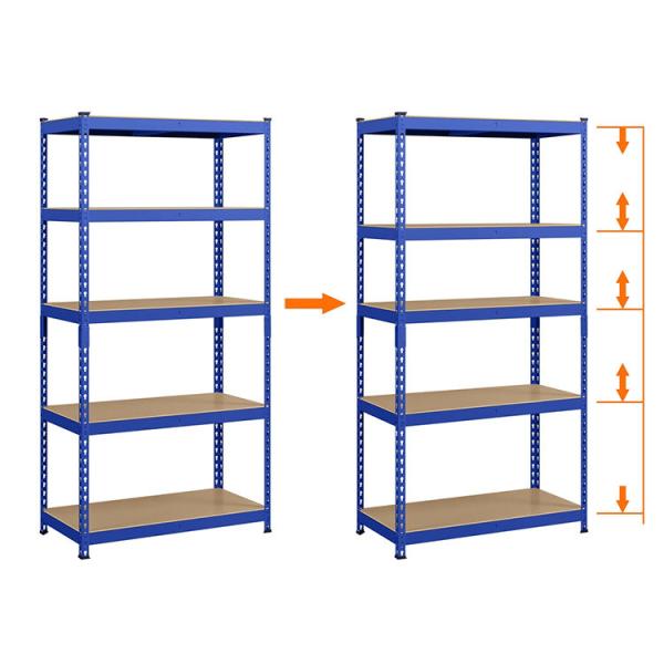 Maximize Space with 5 Tier Metal Shelving Unit Garage Storage Shelves