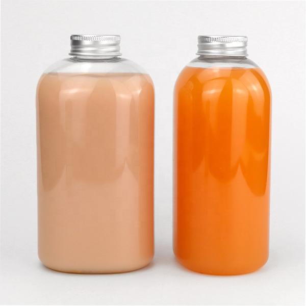 Screen Printing Plastic Beverage Bottles ODM Natural Unique PET Round Bottle