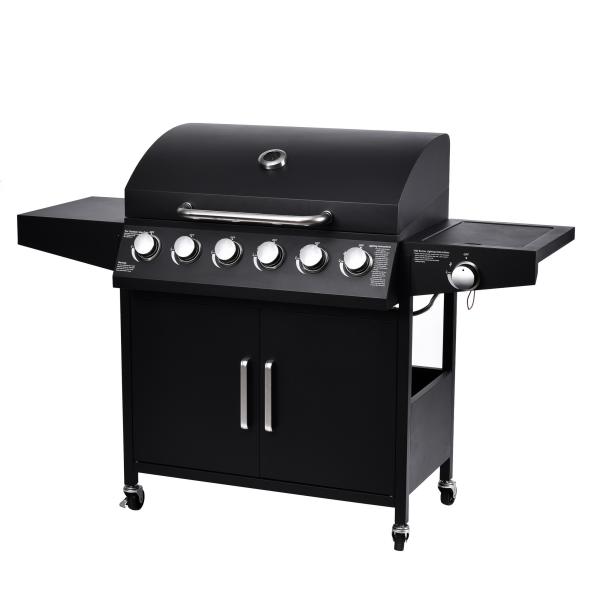 Cuisine extérieure Cuisine extérieure 6 1 brûleurs Grilles à gaz avec brûleur latéral CE/TUV/LFGB certifié