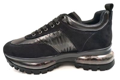 Stylish Womans Trainers , Ladies Flat Trainers Comfortable With Textile Upper Material