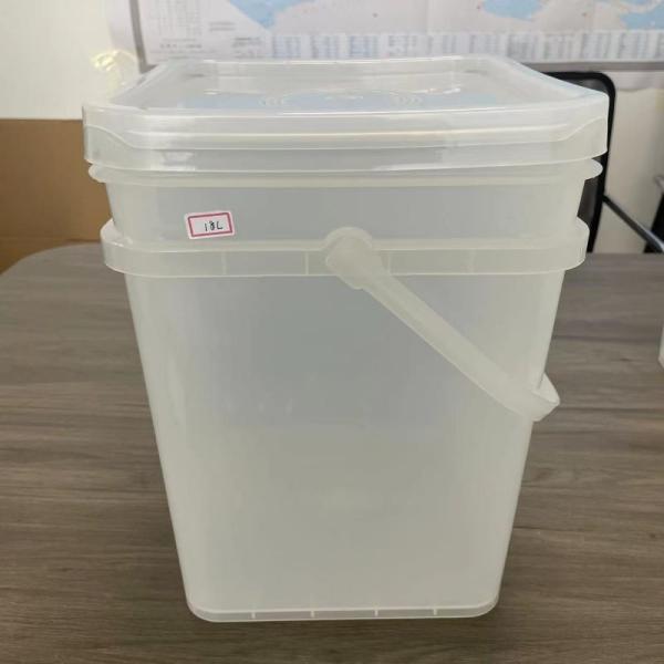 Customize Square Pail with Cover 2L 3L 4L 5L 6L Storage House Feed Plastic Bucket