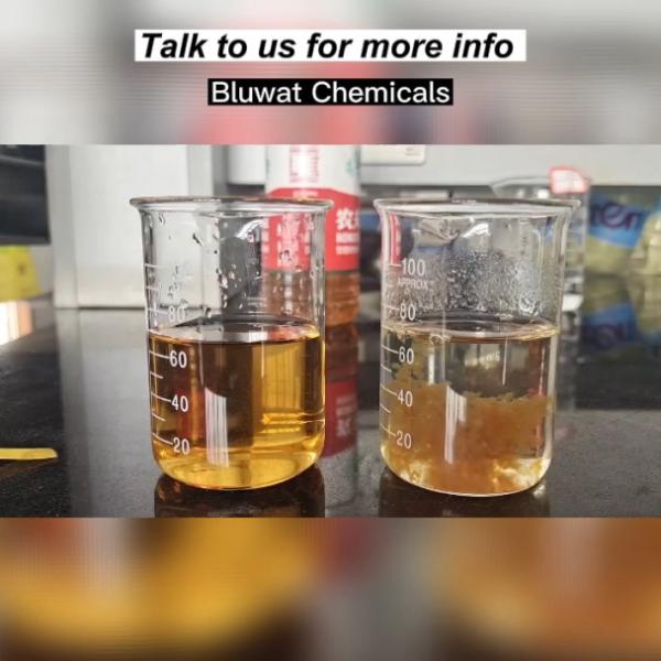 Chemical Effluent Treatment By Bluwat Water Decoloring Agent Dicyandiamide Formaldehyde Resin