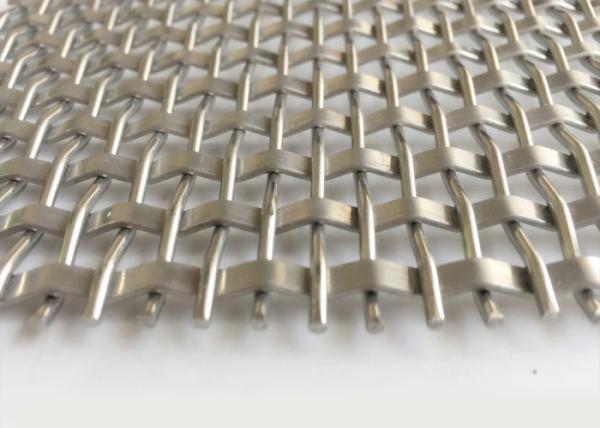 Natural Colour Weave Architectural Metal Mesh For Decorative Wire Mesh Panel