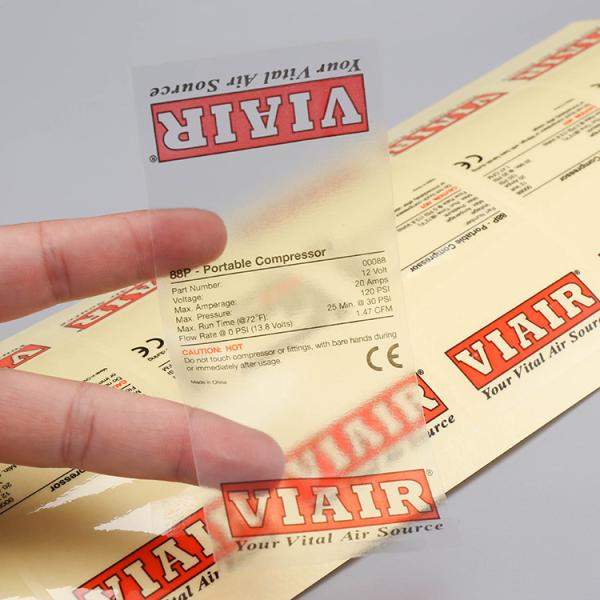Cheap Custom Transparent Stickers Waterproof Clear Adhesive Labels With Design Printing
