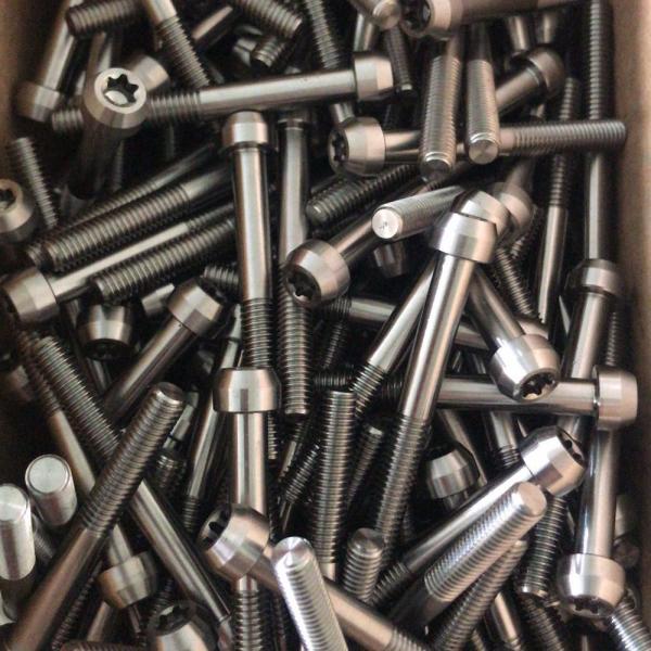 Grade 5 Ti6Al4V  Titanium Motorcycle Parts Titanium Torx Socket Head Screw M6x10 For Bicycle