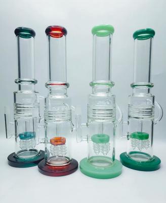 Tubulação de água de vidro da cafeteira excelente do favo de mel da árvore que fuma Bong Oil Rigs Height 31cm