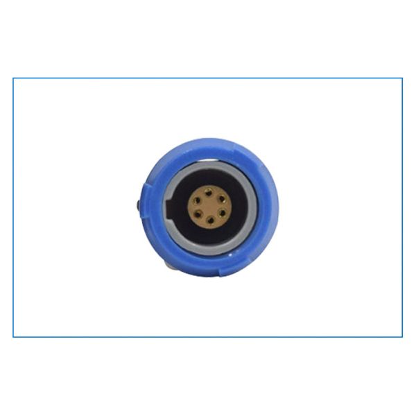Fast Plugging Self-Locking Aviation Plug 6-Pin Socket Male Female Gray Blue China