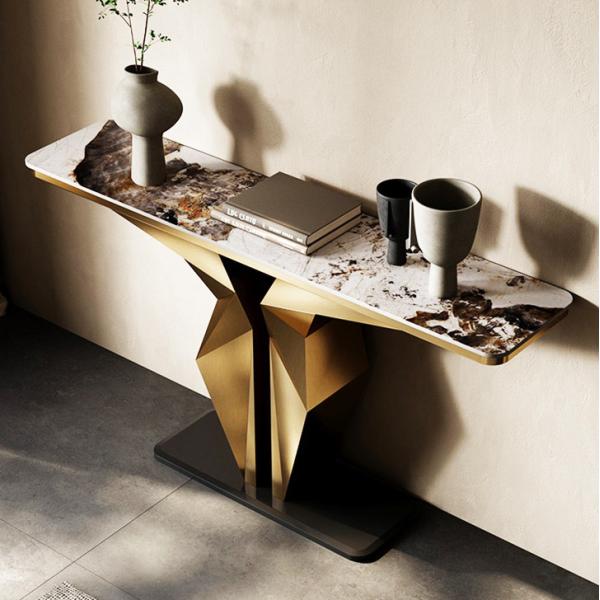 Glossy Finish Rectangular Entryway Console Table 120cm/150cm