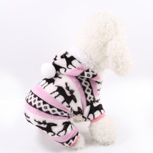 Coral Velvet Fleece Pets Wearing Clothes Puppy Hoodie 30cm Winter Dog Clothes