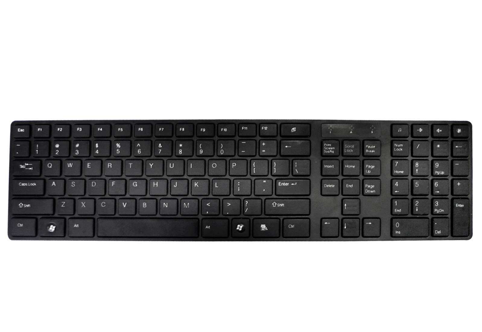 Newest Apple Design , Full Black Color Computer Wired Keyboard