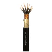 Cable de commande blindé tressé de fil de cuivre KVVP NYCY Cable à retardement de flamme CU/PVC/CWS/PVC