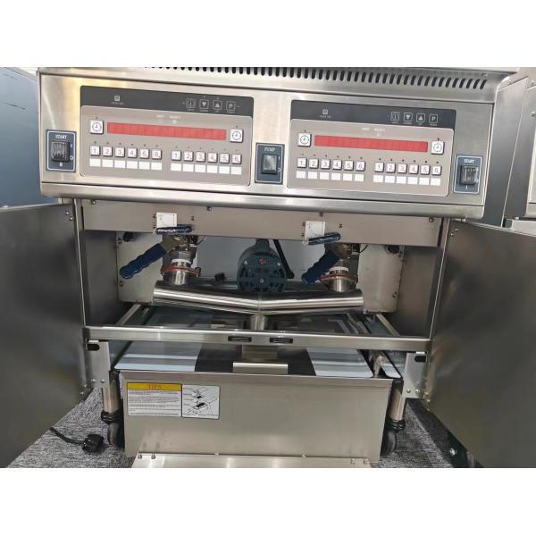 Автоподъемный электрический двойной горшок 28 кВт чипсы открытый фритюрник с системой фильтрации масла