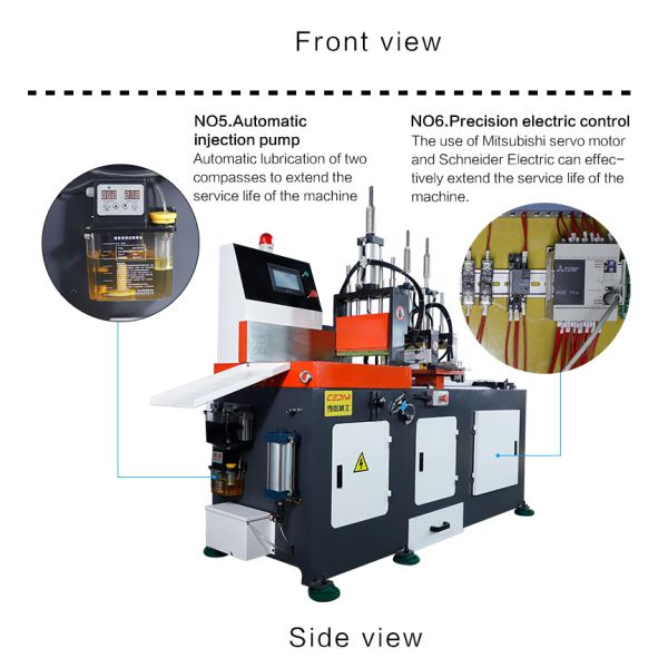 120mm Automatic Aluminum Cutting Machine For Aluminum Profile And Aluminium Alloy